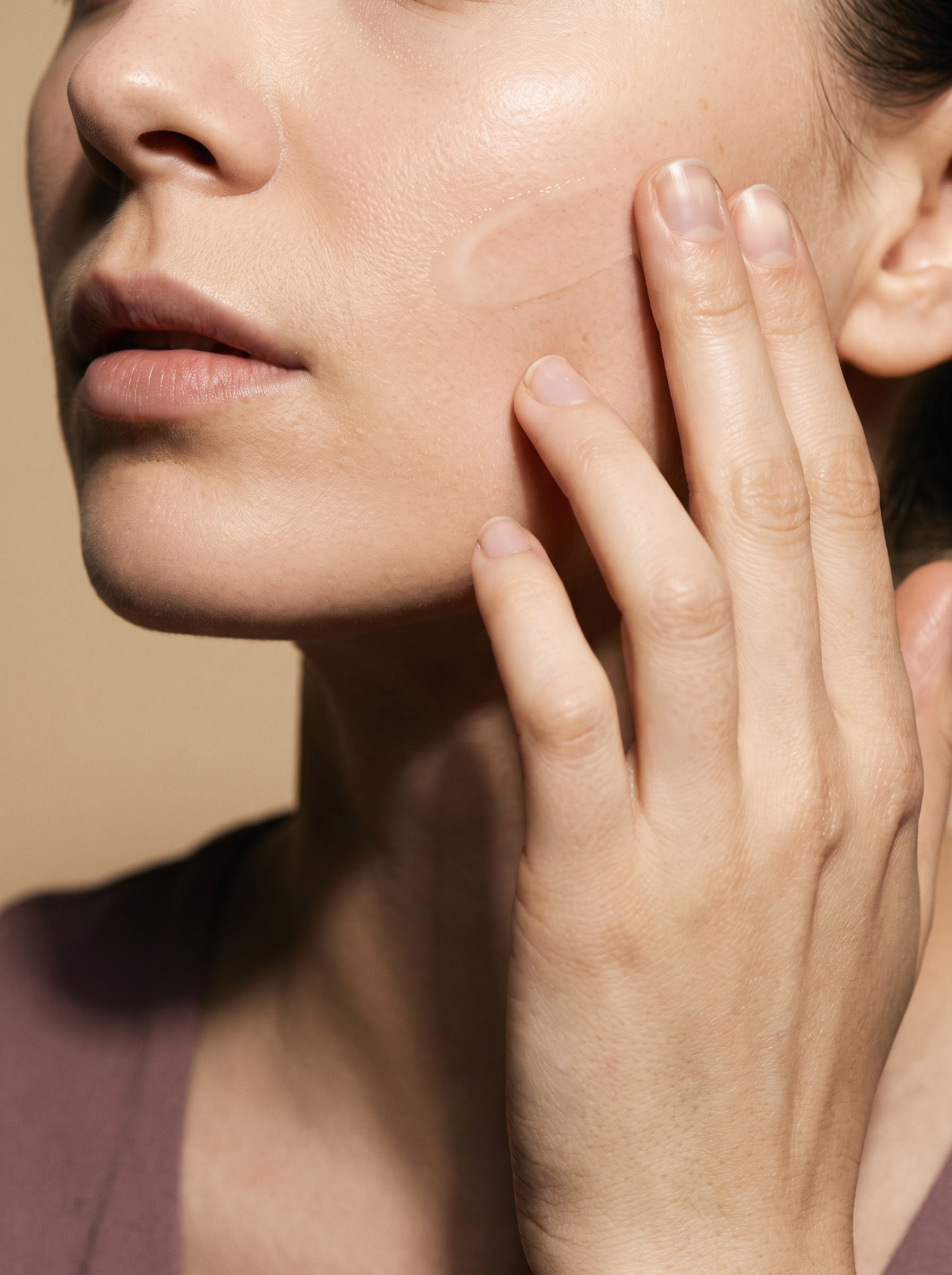 THE SIGNAL journal — serum smoothed across skin
